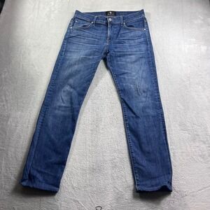 7 For All Mankind Paxtyn Luxe Performance Skinny Jeans Mens 31 Blue Denim